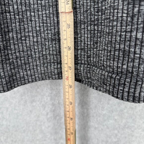 Athleta Womens Momentum Seamless Tank Size L Gray Heathered Stretch Active EUC - Picture 7 of 8